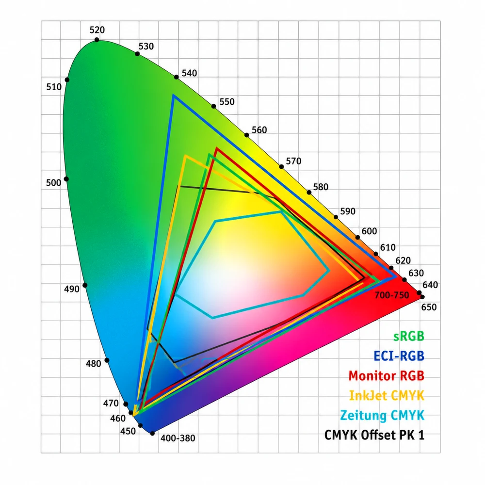 Control de color en impresión gráfica profesional